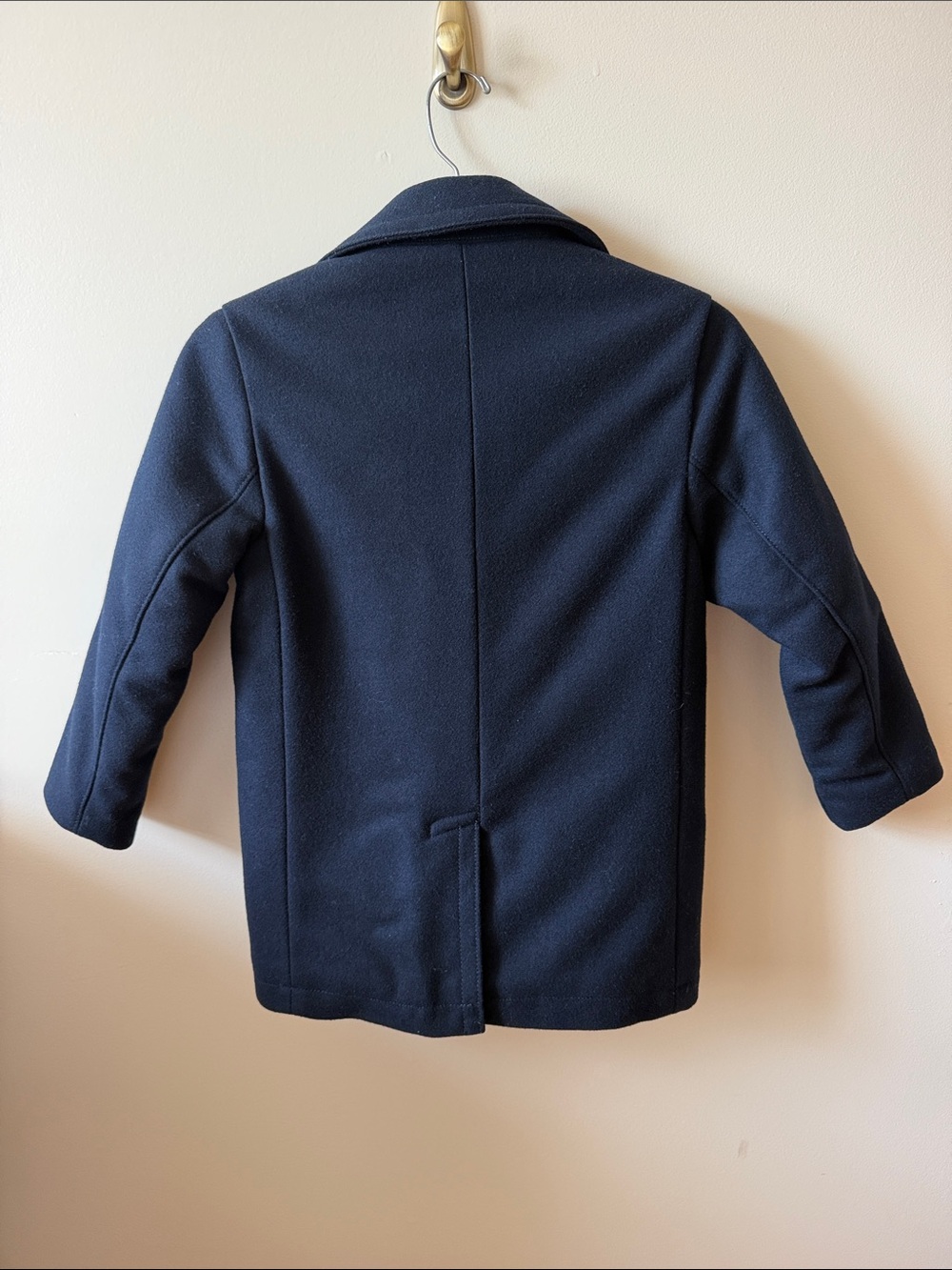 GAP Kids Navy Double-Breasted Peacoat Navy Boys Size Small 6 - 7 - Picture 3 of 9